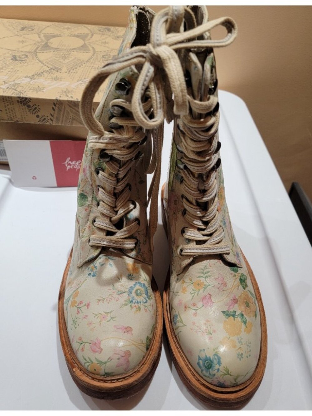 Free People Santa Fe Leather Bootie, FLORAL, Size 9US/39EU, NWT - Picture 6 of 16